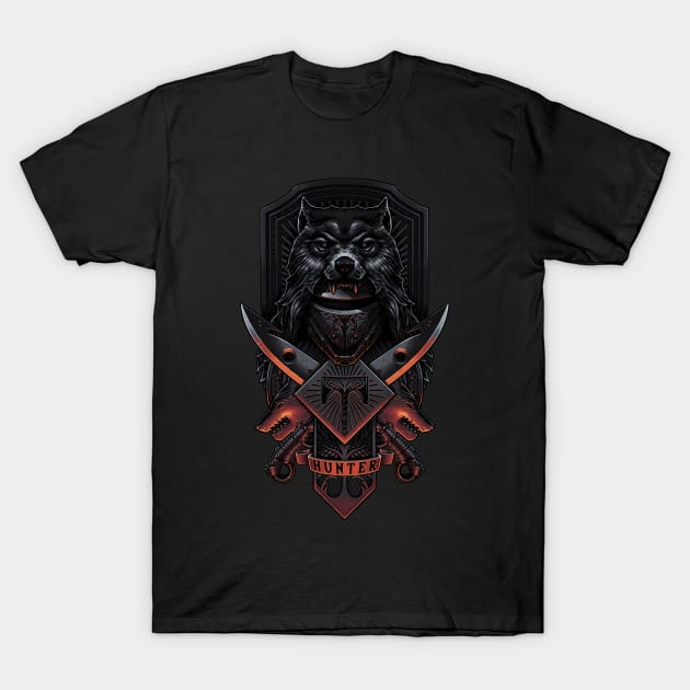 Iron Lord Hunter T-Shirt by IanPesty